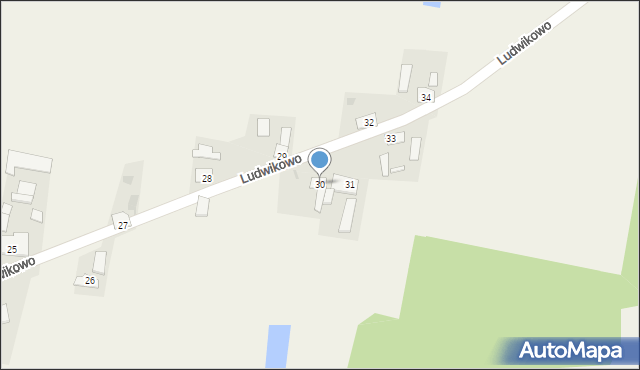 Ludwikowo, Ludwikowo, 30, mapa Ludwikowo