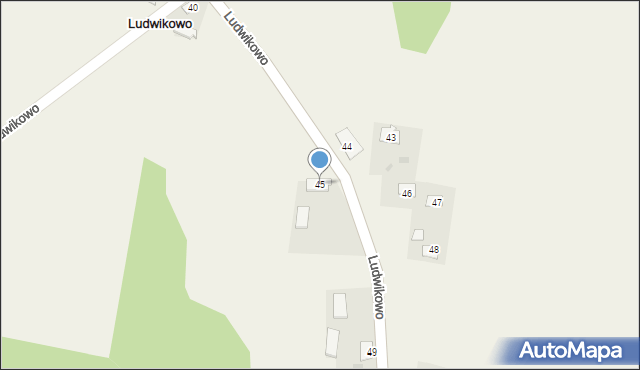 Ludwikowo, Ludwikowo, 45, mapa Ludwikowo
