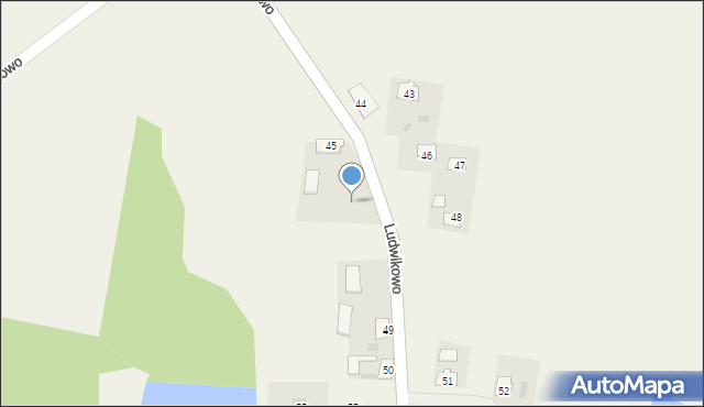 Ludwikowo, Ludwikowo, 45a, mapa Ludwikowo