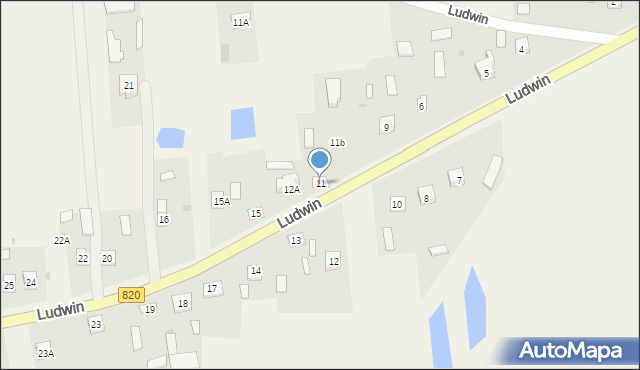Ludwin, Ludwin, 11, mapa Ludwin