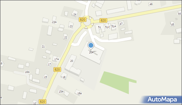 Ludwin-Kolonia, Ludwin-Kolonia, 20A, mapa Ludwin-Kolonia