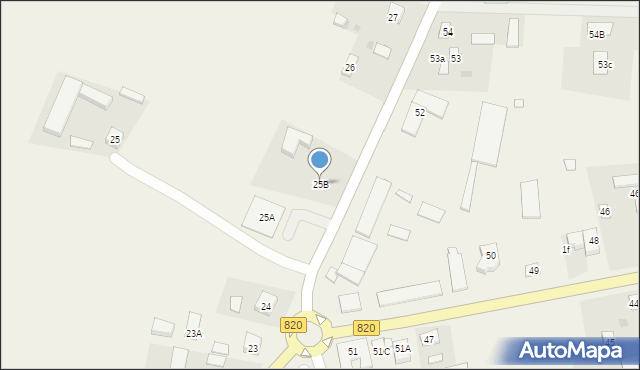 Ludwin-Kolonia, Ludwin-Kolonia, 25B, mapa Ludwin-Kolonia