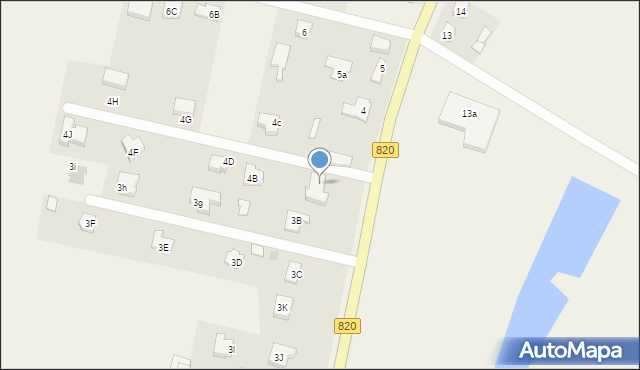 Ludwin-Kolonia, Ludwin-Kolonia, 4a, mapa Ludwin-Kolonia