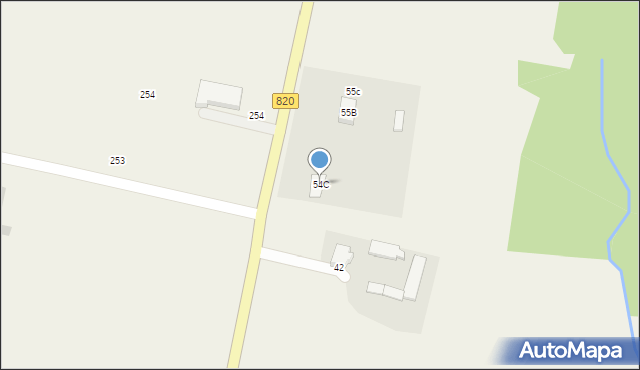 Ludwin-Kolonia, Ludwin-Kolonia, 54C, mapa Ludwin-Kolonia