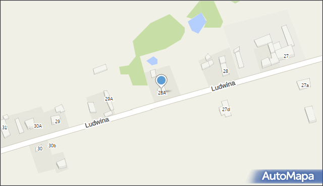 Ludwina, Ludwina, 28A, mapa Ludwina