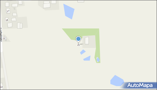 Ludwiniec, Ludwiniec, 21, mapa Ludwiniec