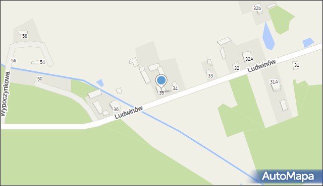 Ludwinów, Ludwinów, 35, mapa Ludwinów