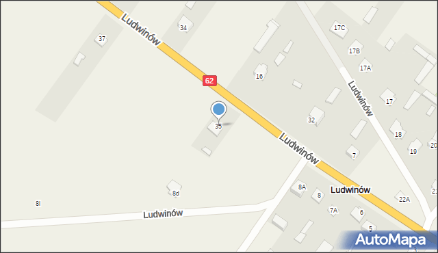 Ludwinów, Ludwinów, 35, mapa Ludwinów