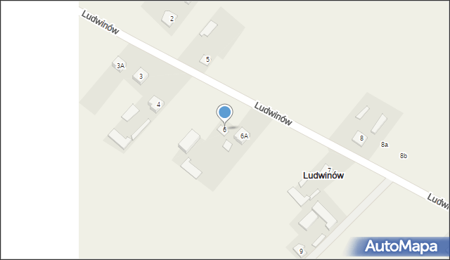Ludwinów, Ludwinów, 6, mapa Ludwinów
