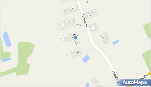 Ludwinów, Ludwinów, 31, mapa Ludwinów
