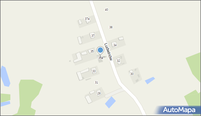 Ludwinów, Ludwinów, 35a, mapa Ludwinów