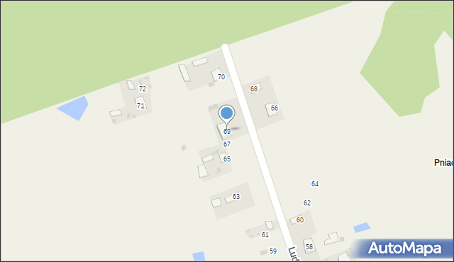 Ludwinów, Ludwinów, 69, mapa Ludwinów
