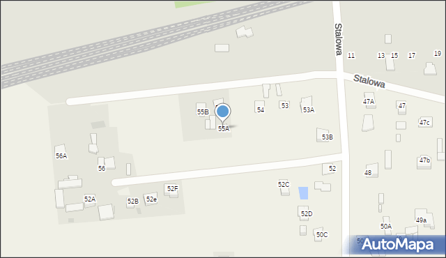 Ludwinów, Ludwinów, 55A, mapa Ludwinów