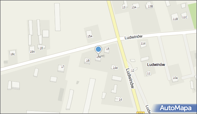 Ludwinów, Ludwinów, 15b, mapa Ludwinów