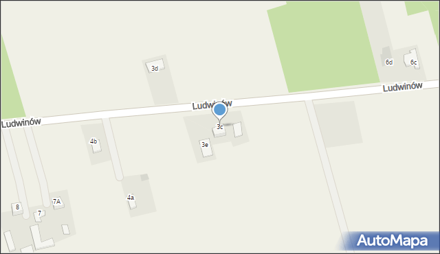 Ludwinów, Ludwinów, 3c, mapa Ludwinów
