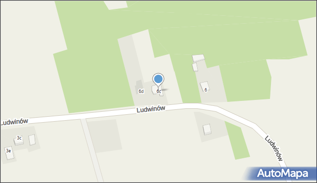 Ludwinów, Ludwinów, 6c, mapa Ludwinów