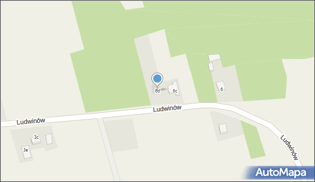 Ludwinów, Ludwinów, 6d, mapa Ludwinów