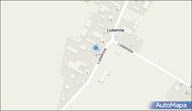 Ludwinów, Ludwinów, 4, mapa Ludwinów