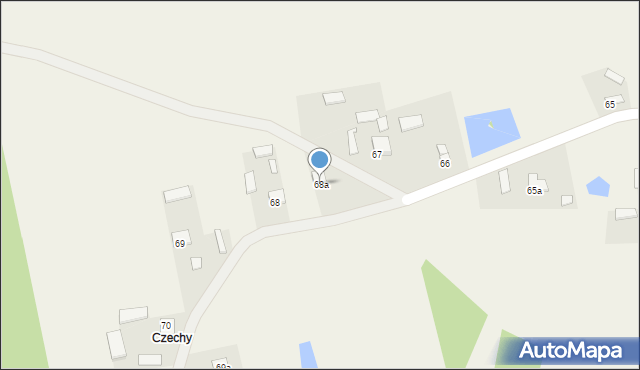 Ludwinów, Ludwinów, 68a, mapa Ludwinów