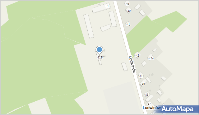 Ludwinów, Ludwinów, 31B, mapa Ludwinów