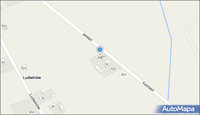 Ludwinów, Ludwinów, 82B, mapa Ludwinów