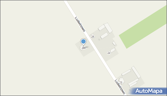 Ludwinowo, Ludwinowo, 24b, mapa Ludwinowo