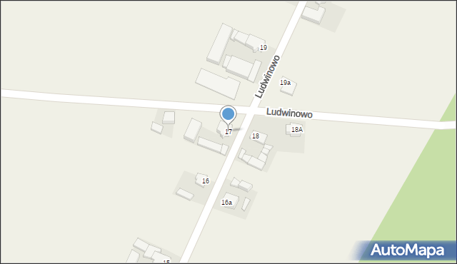 Ludwinowo, Ludwinowo, 17, mapa Ludwinowo