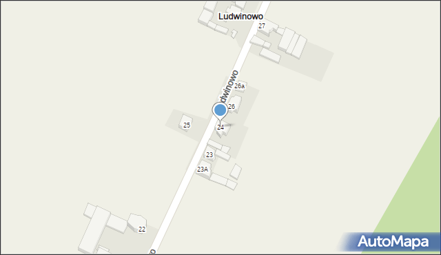 Ludwinowo, Ludwinowo, 24, mapa Ludwinowo