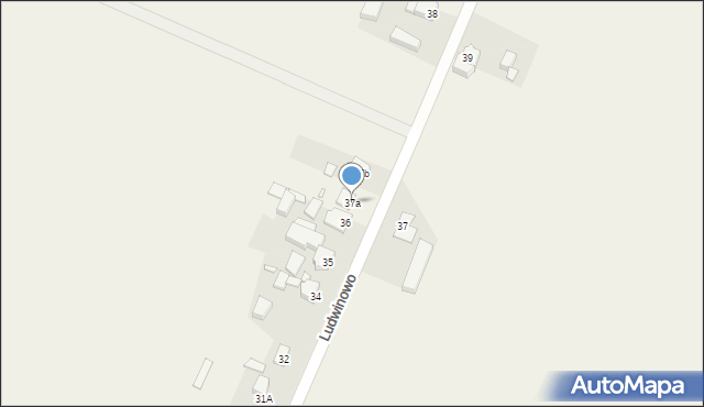 Ludwinowo, Ludwinowo, 37a, mapa Ludwinowo