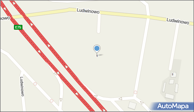 Ludwinowo, Ludwinowo, 6, mapa Ludwinowo