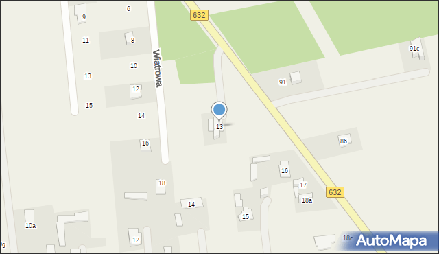 Ludwinowo Dębskie, Ludwinowo Dębskie, 13, mapa Ludwinowo Dębskie