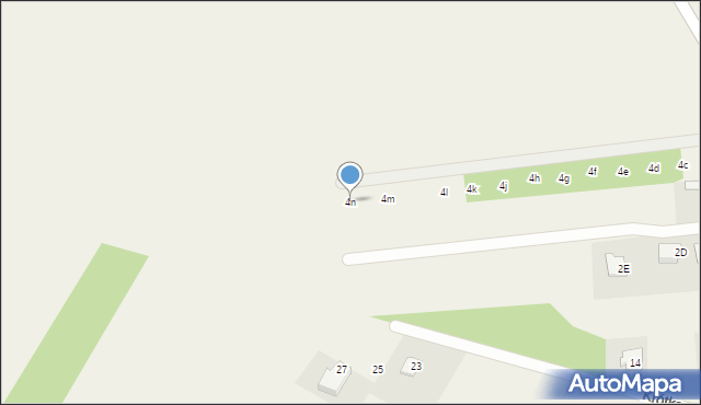 Ludwinowo Zegrzyńskie, Ludwinowo Zegrzyńskie, 4n, mapa Ludwinowo Zegrzyńskie