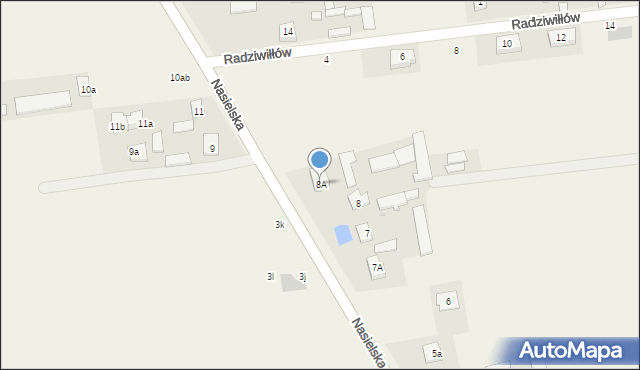 Ludwinowo Zegrzyńskie, Ludwinowo Zegrzyńskie, 8A, mapa Ludwinowo Zegrzyńskie