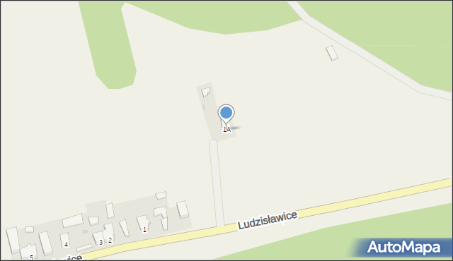 Ludzisławice, Ludzisławice, 1A, mapa Ludzisławice