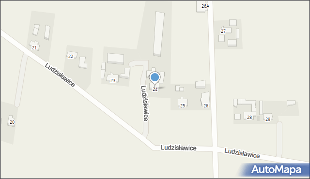 Ludzisławice, Ludzisławice, 24, mapa Ludzisławice
