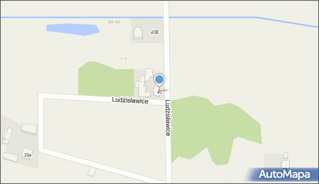 Ludzisławice, Ludzisławice, 40, mapa Ludzisławice