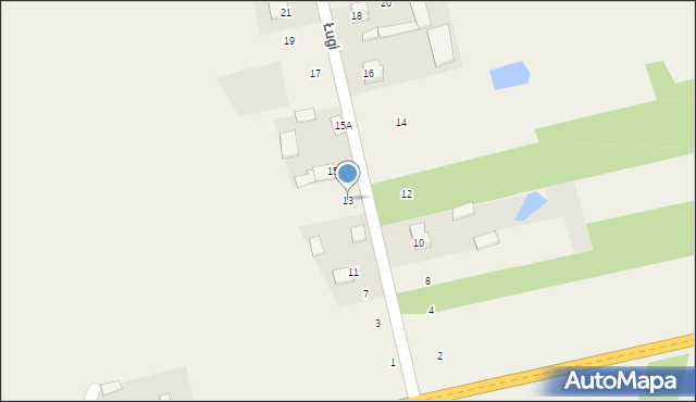 Ługi, Ługi, 13, mapa Ługi