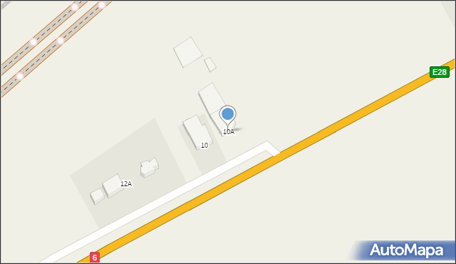 Ługi, Ługi, 10A, mapa Ługi