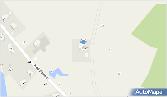 Ługi, Ługi, 14A, mapa Ługi