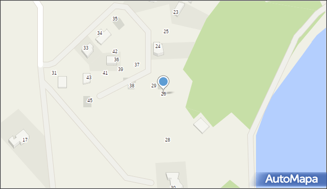 Ługi, Ługi, 26, mapa Ługi