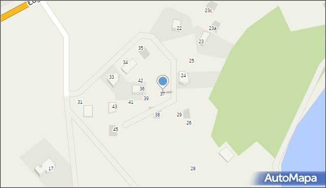 Ługi, Ługi, 37, mapa Ługi