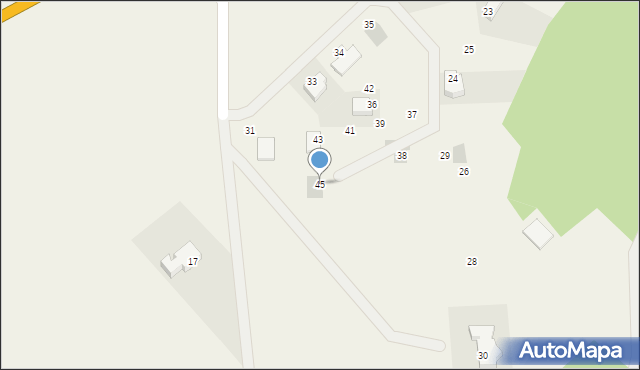 Ługi, Ługi, 45, mapa Ługi
