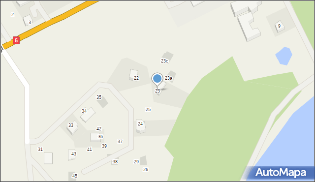 Ługi, Ługi, 23, mapa Ługi