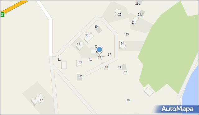 Ługi, Ługi, 39, mapa Ługi