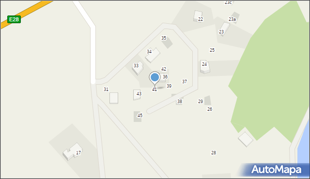 Ługi, Ługi, 41, mapa Ługi