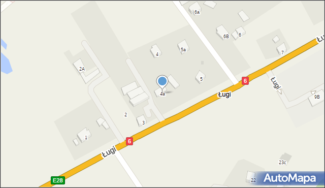 Ługi, Ługi, 4a, mapa Ługi