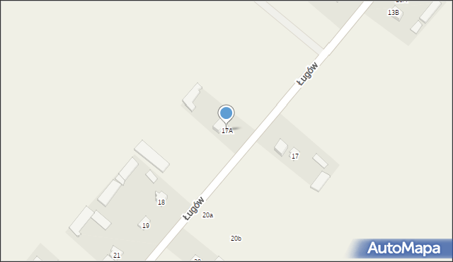 Ługów, Ługów, 17A, mapa Ługów