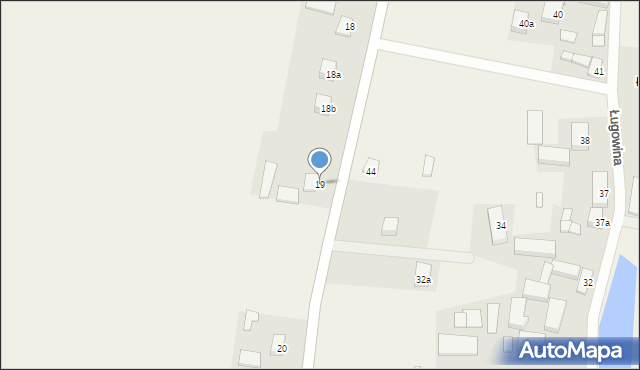 Ługowina, Ługowina, 19, mapa Ługowina