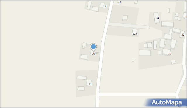 Ługowina, Ługowina, 20, mapa Ługowina