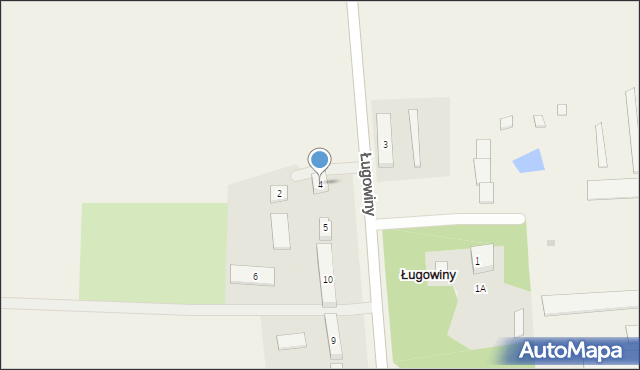 Ługowiny, Ługowiny, 4, mapa Ługowiny